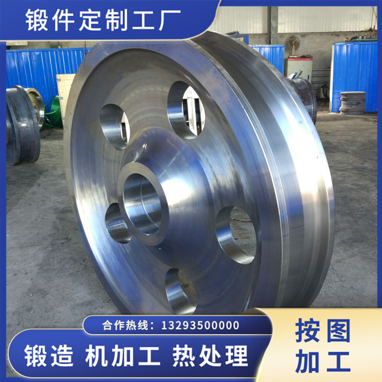 港口岸橋行走機構(gòu)車輪鍛件