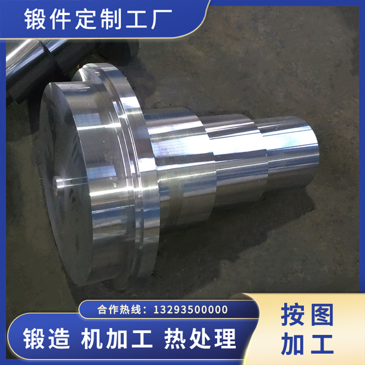 雙法蘭電機軸鍛件