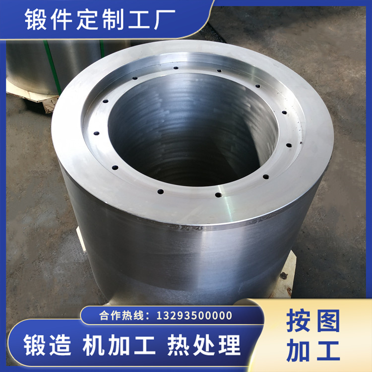 大型三通成型機油缸鍛件